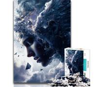 1000 Pieces Jigsaw Puzzle For Adults Teens Space Warrior Puzzles for Teenagers,Decompressing Intellectual Educational Toy Perfect Decoration 38x26cm