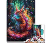 1000 Pieces Jigsaw Puzzle For Adults Teens Squirrel Art Puzzles for Teenagers,Educational Games Home Decoration Unique Home Decor And Gifts 26x38cm