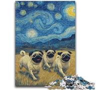 1000 Pieces Jigsaw Puzzle for Adults& Teens Starlings Under The Night Sky 1000 Piece Puzzle,Birthday Present, Gifts, Wall Art for Ages 14+ (26x38cm)