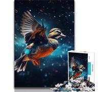 1000 Pieces Jigsaw Puzzle for Adults& Teens Starry Sky Mallard Ducks 1000 Piece Jigsaw,for Educational Game Challenge Toy Deal As Gifts for The Whole Family (size 75x50cm)