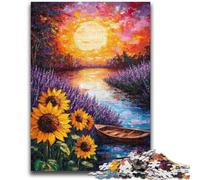 1000 Pieces Jigsaw Puzzle For Adults Teens Sunflower Challenging To Complete But Fun And Humorous Unique Home Decor And Gifts 50x75cm