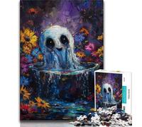 1000 Pieces Jigsaw Puzzle for Adults& Teens Sunflower Soul Teenager Puzzles,Fun Games Wall Decoration Unique Birthday And Xmas Gifts 38x26cm