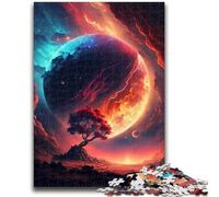 1000 Pieces Jigsaw Puzzle for Adults& Teens Sunset Fantasy Educational Stress Relief Toy Parent-child Interaction for And Age 14 26x38cm