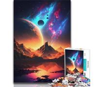 1000 Pieces Jigsaw Puzzle for Adults& Teens Sunset Of Galactic 1000 Piece Jigsaw,for Educational Game Challenge Toy Deal As Gifts for The Whole Family (size 75x50cm)