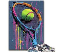 1000 Pieces Jigsaw Puzzle for Adults& Teens Tennis Oil Painting Learning Educational Toys Family Games Gifts for Friends And Family 50x75cm