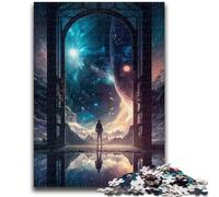 1000 Pieces Jigsaw Puzzle For Adults Teens The Door to The Unknown Help The Brain Exercise Addictive Toys to Cultivate Patience Artists Collection, Fine Art 26x38cm
