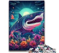 1000 Pieces Jigsaw Puzzle For Adults Teens The Jaws Learning Educational Toys Fun at Home Activities, Birthday Present,Travel Gifts 38x26cm
