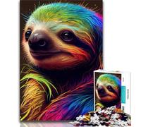 1000 Pieces Jigsaw Puzzle For Adults Teens The Kindless Sloth 1000 Piece Puzzle,Game Toys Every Piece Is Unique - Challenging Family Fun Game (size 75x50cm)