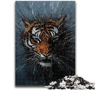 1000 Pieces Jigsaw Puzzle for Adults& Teens Tiger Challenging Game And Family Play A Work of Art for Age 14 50X75CM