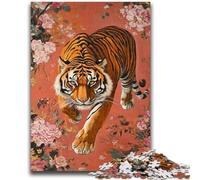 1000 Pieces Jigsaw Puzzle for Adults& Teens Tiger in The Jungle 1000 Piece Jigsaw,Toys Educational Games Stress Relieving Unique Birthday And Gifts (75x50cm)