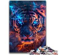 1000 Pieces Jigsaw Puzzle For Adults Teens Tiger Stress Reliever Difficult Challenge Is Ideal As Gifts for The Whole Family 26x38cm