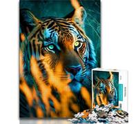 1000 Pieces Jigsaw Puzzle For Adults Teens Tiger Teenager Jigsaw,Classic Educational Games Beautiful Decoration 38x26cm