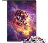 1000 Pieces Jigsaw Puzzle For Adults Teens Tiger Under The Clouds, Suitable for Ages 14 And Up Home Decor Deal As Gifts for The Whole Family (Size 26x38cm)