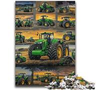 1000 Pieces Jigsaw Puzzle For Adults Teens Tractor Collage Educational Games Wall Decoration Unique Birthday And Xmas Gifts 50x75cm