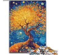 1000 Pieces Jigsaw Puzzle for Adults& Teens Trees in Autumn, Family Activity Unique Home Decor And Gifts for Ages 14+ (Size 50x75cm)