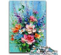 1000 Pieces Jigsaw Puzzle For Adults Teens Tulip Oil Painting Puzzles for Adults,Relax Games Is Ideal As A Gift for The Whole Family (38x26cm)