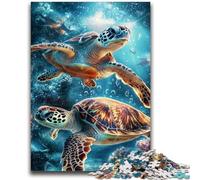 1000 Pieces Jigsaw Puzzle For Adults Teens Turtle on The Seabed Challenging Game Toys for Is Ideal As A Gift for The Whole Family 50x75cm