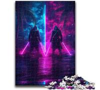 1000 Pieces Jigsaw Puzzle for Adults& Teens Two Ninjas for Educational Game Challenge Toy Unique Home Decor And Gifts 50x75cm