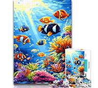 1000 Pieces Jigsaw Puzzle For Adults Teens Underwater World Puzzles for Adults,Relax Games Is Ideal As A Gift for The Whole Family 26x38cm