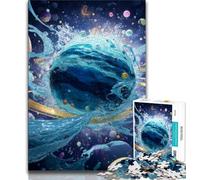 1000 Pieces Jigsaw Puzzle For Adults Teens Universe Galaxy,Toys Educational Games Stress Relieving Great Gifts And Toys (75x50cm)