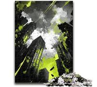 1000 Pieces Jigsaw Puzzle For Adults Teens Urban Chaos Help The Brain Exercise Addictive Toys to Cultivate Patience Artists Collection, Fine Art (size 38x26cm)