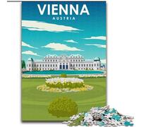 1000 Pieces Jigsaw Puzzle For Adults Teens Vienna Austria Travel Art, Educational Games Home Decoration Is Ideal As A Gift for The Whole Family 50x75cm