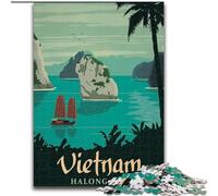1000 Pieces Jigsaw Puzzle For Adults Teens Vietnam,Decompressing Intellectual Educational Toy Is Ideal As Gifts for The Whole Family 50x75cm