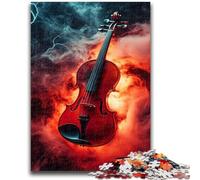 1000 Pieces Jigsaw Puzzle for Adults& Teens Violin Learning Educational Toy for Is Ideal As A Gift for The Whole Family 26x38cm