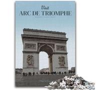 1000 Pieces Jigsaw Puzzle For Adults Teens Visit Arc De Triomphe Help The Brain Exercise Addictive Toys to Cultivate Patience Artists Collection, Fine Art (size 50x75cm)