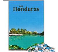 1000 Pieces Jigsaw Puzzle for Adults& Teens Visit Honduras Decompressing Intellectual Educational Toy Secret Santa Gifts (26x38cm) 1000pcs