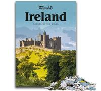 1000 Pieces Jigsaw Puzzle for Adults& Teens Visit Ireland 1000 Pieces for Adults,Fun Activity for Home, Rainy Days Toys, Birthday Gifts (26x38cm)