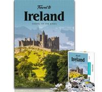1000 Pieces Jigsaw Puzzle for Adults& Teens Visit Ireland,Learning Educational Toys Family Games Suitable for Desktop Decoration (38x26cm)