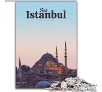 1000 Pieces Jigsaw Puzzle for Adults& Teens Visit Istanbul Decompressing Intellectual Educational Toy Secret Santa Gifts (50x75cm) 1000pcs
