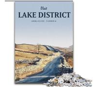 1000 Pieces Jigsaw Puzzle For Adults Teens Visit Lake District,Educational Games Home Decoration Unique Home Decor And Gifts 50x75cm