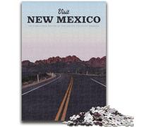 1000 Pieces Jigsaw Puzzle for Adults& Teens Visit New Mexico Adult Puzzles,Family Game Stress Reliever Difficult Challenge Suitable for Couples (50x75cm)