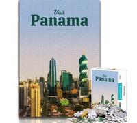 1000 Pieces Jigsaw Puzzle for Adults& Teens Visit Panama,Educational Games Home Decoration Educational Game for Birthday,Chrismas (38x26cm)
