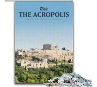 1000 Pieces Jigsaw Puzzle For Adults Teens Visit The Acropolis, Educational Games Home Decoration Is Ideal As A Gift for The Whole Family 75x100cm
