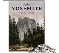 1000 Pieces Jigsaw Puzzle For Adults Teens Visit Yosemite, Educational Games Home Decoration Is Ideal As A Gift for The Whole Family 26x38cm