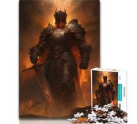 1000 Pieces Jigsaw Puzzle for Adults& Teens Warrior Knight 1000 Piece Jigsaw,for Educational Game Challenge Toy Deal As Gifts for The Whole Family (size 75x50cm)