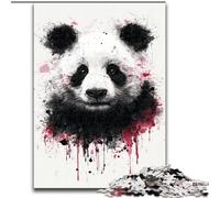 1000 Pieces Jigsaw Puzzle For Adults Teens Watercolor Panda, Train Your Brain And Hands Unique Birthday And Gifts for Age 14+ (Size 50x75cm)