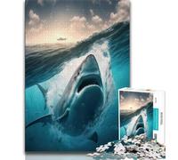 1000 Pieces Jigsaw Puzzle for Adults& Teens Whale Shark Puzzles for Adults,Unique Birthday And Gifts for And Age 14 Years Up (size 75x50cm)