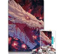 1000 Pieces Jigsaw Puzzle For Adults Teens White Flying Dragon Puzzles for Teenagers,Decompressing Intellectual Educational Toy Perfect Decoration 38x26cm