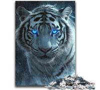 1000 Pieces Jigsaw Puzzle For Adults Teens White Tiger Help The Brain Exercise Addictive Toys to Cultivate Patience Artists Collection, Fine Art 26x38cm