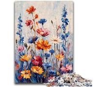 1000 Pieces Jigsaw Puzzle for Adults& Teens Wildflower Summer Educational Games Home Decoration for Is Ideal As A Gift for The Whole Family 50x75cm