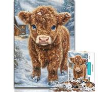 1000 Pieces Jigsaw Puzzle For Adults Teens Yak,Toys Educational Games Stress Relieving Parent-child Interaction 38x26cm