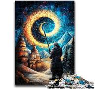 1000 Pieces Jigsaw Puzzle for Adults& Teens Yin Yang Ninja 1000 Piece Jigsaw,with Matching Poster And Trivia Sheet for And Age 14 Years Up (50x75cm)