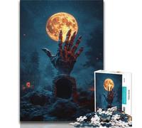 1000 Pieces Jigsaw Puzzle For Adults Teens Zombies in The Grave,Toys Educational Games Stress Relieving Great Gifts And Toys (75x50cm)