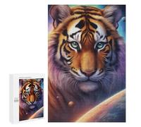 1000 Pieces Jigsaw Puzzle for Adults - The Rainbow Animal Puzzles Bengal Tiger Funny Jigsaw Puzzles Learning & Funny Educational Toys Gift 26 * 38cm