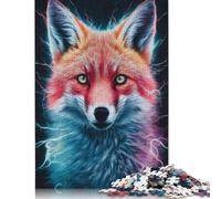 1000 Pieces Jigsaw Puzzle Fox Electricity Jigsaw Square Puzzle for for Adults Teenager, Paper Puzzles Family Puzzle Game 1000pcs (38x26cm)