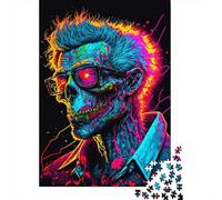 1000 Pieces Jigsaw Puzzle Gangster Zombie Punk Square Puzzle for for Adults Children, Wooden Puzzle Game 1000pcs (75x50cm)